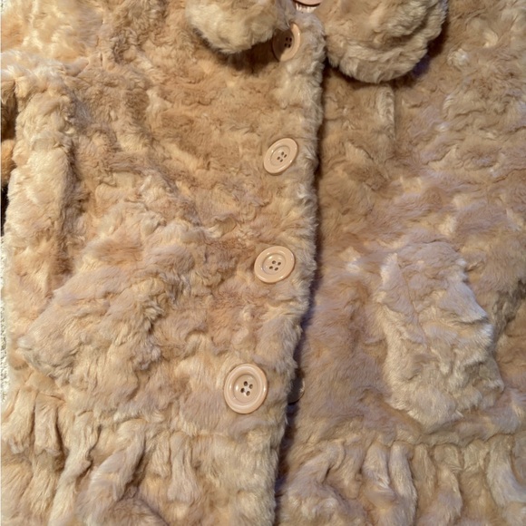 Forever 21 Tan Teddy Jacket Faux fur size S - Picture 2 of 7
